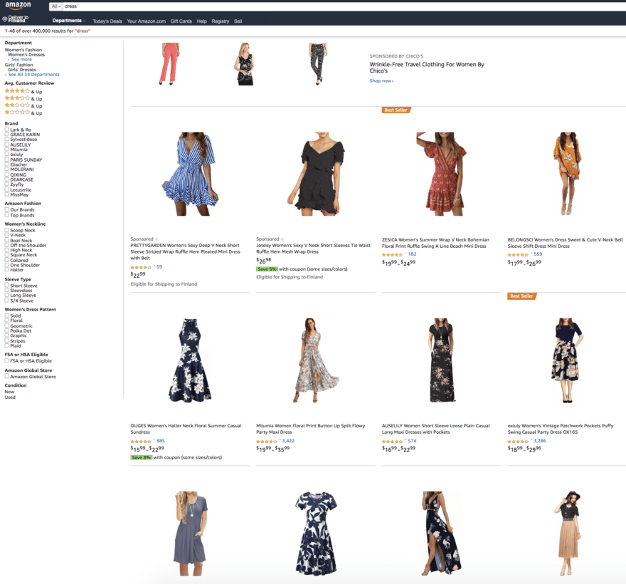 product recommendations